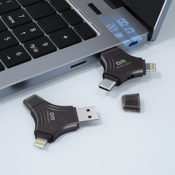 DrPhone AP6 128GB Flashdrive - USB Stick - USB Opslag - Externe Geheugen - Lightning – USB-C – USB. 3.0
