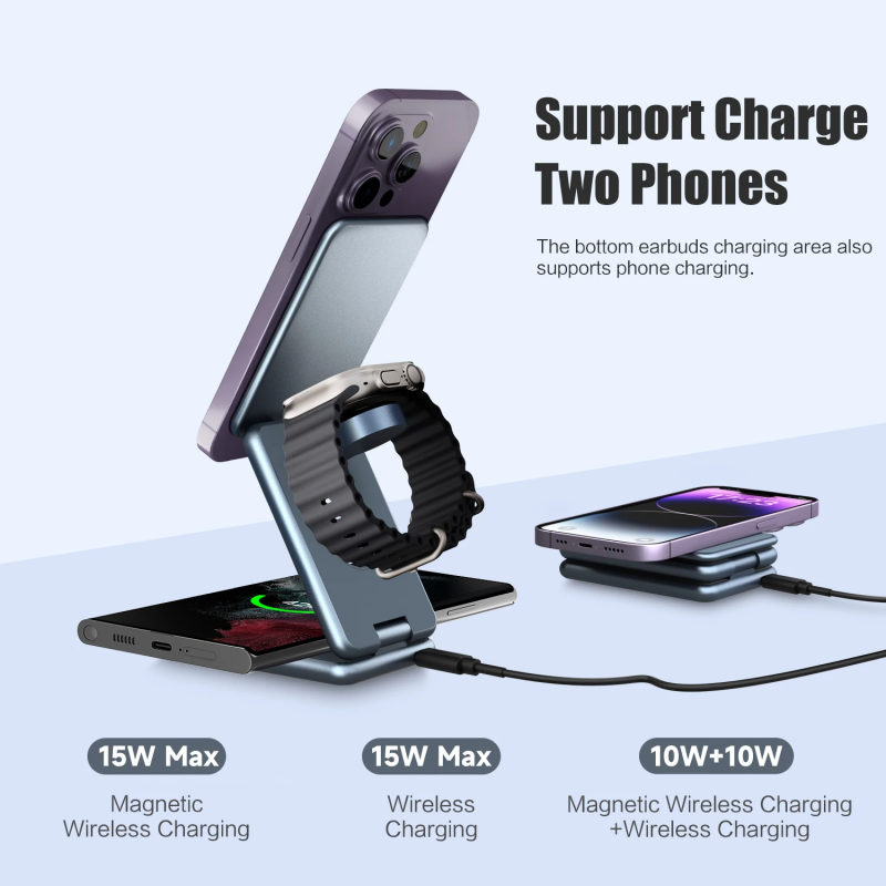 DrPhone ChargePro Safe Battery - Chargeur USB - Câble de charge - Convient  pour Watch