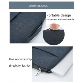 DrPhone S05 Tablet Beschermhoes tot 11 inch – Sleeve met handvat - Geschikt voor o.a Tab 10,1 inch 2019 / iPad 7 10,2 - Zwart
