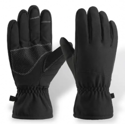 DrPhone Handarmor - Winter Handschoenen - Anti-Slip - Touchscreen Compatibiliteit – Verstelbare Gesp – Maat 2xXL - Zwart