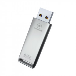 LUXWALLET FlashBlaze – USB 3.2 Flashdrive – 512GB – OTG – USB-Stick - Stootbestendig Design – Leessnelheid tot 110 Mbps