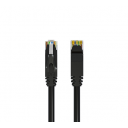 DrPhone SwiftStream - 2 Meter - Gigabit Ethernet Kabel - UTP / Netwerk kabel - RJ45 - 24 AGW - Cat6 - 5 Jaar Garantie - Zwart