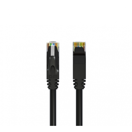 DrPhone SwiftStream - 5 Meter - Gigabit Ethernet Kabel - UTP / Netwerk kabel - RJ45 - 24 AGW - Cat6 - 5 Jaar Garantie - Zwart