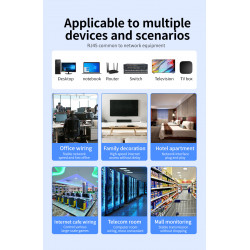 DrPhone SwiftStream - 5 Meter - Gigabit Ethernet Kabel - UTP / Netwerk kabel - RJ45 - 24 AGW - Cat6 - 5 Jaar Garantie - Zwart