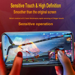 DrPhone HG - Zachte Nano Hydro Screenprotector - Verbetering Tempered Glass - Voor Samsung A40 - 0.2mm - Volledige Dekking