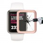 0.2mm 8-9H Metaal Full-covered Tempered Glas Voor Apple Watch 42mm Rose Goud