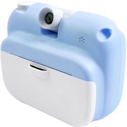 DrPhone PIX11 - Print Camera voor Kinderen - Printcamera - Foto Print 20 Megapixel - 1080P HD - 3.5 inch Scherm - Blauw/wit