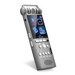 DrPhone MIC3 - Professionele Digitale Spraak gestuurde Audiorecorder - 32GB Opslag - Opname 1536Kbps DSP Ruisonderdrukking