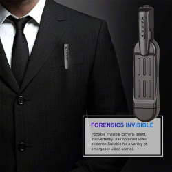 DrPhone CovertInk - Geheime Mini Camera voor Borstzak - Draagbare Pen Camera – 720P - Mini Pen Videorecorder - Zwart