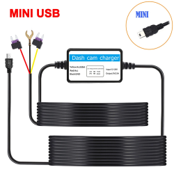 DrPhone HPK2 - Hardwire Parkeer Kit – Lage Voltagebescherming – Constante Voeding – Mini USB – Geschikt voor o.a dashcams
