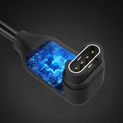 DrPhone G4 USB Kabel – 90 Graden Elleboog Oplaadkabel Geschikt voor o.a Garmin Fenix, Venu etc