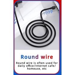 DrPhone CAT8 Patch Kabel - Ethernetkabel - 40Gbps 2000Mhz - High Speed Rj45 Internet Netwerkkabel – Zwart – 25M