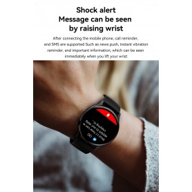 DrPhone DTX Ultra2 – 1.43 Inch AMOLED Smartwatch – Mobiele App – Always On  – Zuurstof/Hartslag/Bloeddruk meter - Zwart