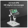 DrPhone MicroView Pro - Digitale 1000x Microscoop met 1080P HD - 4.3 Inch LCD - 12 Talen - Computer Ondersteuning
