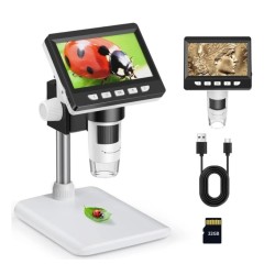 DrPhone MicroView Pro - Digitale 1000x Microscoop met 1080P HD - 4.3 Inch LCD - 12 Talen - Computer Ondersteuning