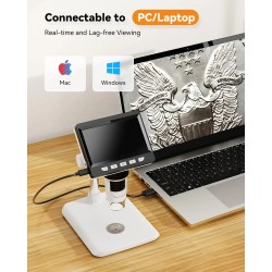 DrPhone MicroView Pro - Digitale 1000x Microscoop met 1080P HD - 4.3 Inch LCD - 12 Talen - Computer Ondersteuning