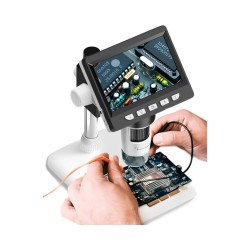 DrPhone MicroView Pro - Digitale 1000x Microscoop met 1080P HD - 4.3 Inch LCD - 12 Talen - Computer Ondersteuning