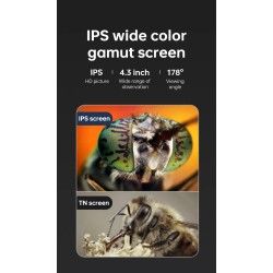 DrPhone MicroView Pro - Digitale 1000x Microscoop met 1080P HD - 4.3 Inch LCD - 12 Talen - Computer Ondersteuning