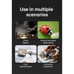 DrPhone MicroView Pro - Digitale 1000x Microscoop met 1080P HD - 4.3 Inch LCD - 12 Talen - Computer Ondersteuning