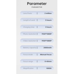DrPhone MicroView Pro - Digitale 1000x Microscoop met 1080P HD - 4.3 Inch LCD - 12 Talen - Computer Ondersteuning