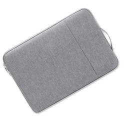 DrPhone S05 Tablet / Laptop Beschermhoes - Cover tot 15.6 inch – Sleeve met handvat - Zilver