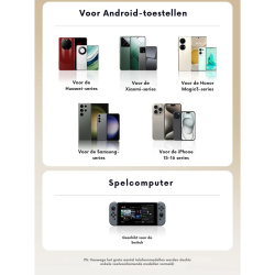 DrPhone USB C naar USB C Oplaadkabel - 240W – PD 3.1 – E-marker chip - 90° Elleboog Datakabel – Ondersteunt CarPlay - 1M