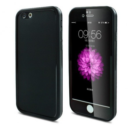 Water Resistant iPhone 6S PLUS / 6 PLUS Premium Bescherming Ultra Dun Case Zwart