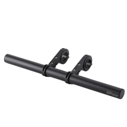 DrPhone EF1 – Verlengstuk / Beugel Voor Fietsstuur – 30 CM lang – Uitbreiding Frame – Gemakkelijk Te Installeren - Zwart
