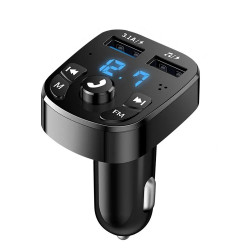 DrPhone BC28 - Bluetooth 5.0 FM-zender & Autolader – Handsfree Bellen – Muziek Streamen – USB 3.1A Ingang & USB 2.0 Ingang