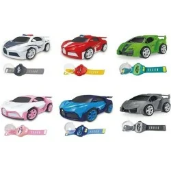 DrPhone MiniCars2 – 2.4 GHz Bestuurbare Mini Auto Voor Kinderen – Horloge Station – Donker Grijs