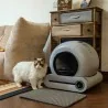 DrPhone PurraClean - Elektrische Zelfreinigende Kattenbak met App - Geurfilter en Veiligheidssensoren – Automatische Kattenbak