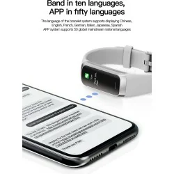 DrPhone ActiFit - 1.1'' AMOLED Scherm - Extra Lichte Activiteiten Tracker - Horloge met 25 Sportmodi