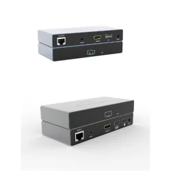 DrPhone VisionLink HDMI Extender over TCP/IP 200m met USB-overdracht – 1080p – HDMI naar RJ45 – CAT5e/CAT6 – TX/RX