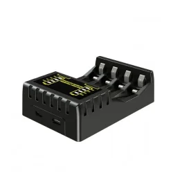 DrPhone BD10 - 4 Slot Batterij Lader - Led Indicator - Ni-MH - Geschikt voor AAA/AA