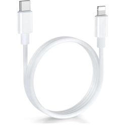 DrPhone PDK Lunar - 20W Thuislader + 2 Meter USB-C naar Lightning Kabel 5V - Geschikt voor smartphones en tablets