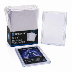 DrPhone CardGuard T25 – 25 Transparante 3x4 Inch Toploaders voor Trading Cards – Home