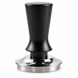 DrPhone BaristaPress 53 – Koffietamper 53 mm – Zelfnivellerende Espresso Tamper met Veer – RVS Basis – Zwart