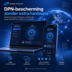 Deeper Network DPN App – 1 Jaar Licentie – Tot 5 Apparaten – iOS, Android, Windows & Linux