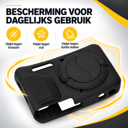 DrPhone CamShield FZ55 – Siliconen Camera Hoes voor Kodak PIXPRO FZ55 – Beschermcase – Zwart