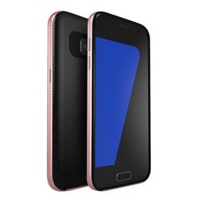U.CASE BRAND Premium Samsung S7 Edge Case ROSE GOUD + GRATIS Anti-Shock Screen Protector (t.w.v. € 9,95,-)