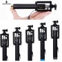 Premium Luxe Pocket Selfie Stick Universeel Met Kabel Afstandsbediening Gold