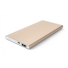 6000 mAh Premium Aluminium Powerbank Universeel Gold iPhone / Samsung / HTC / LG / Sony etc