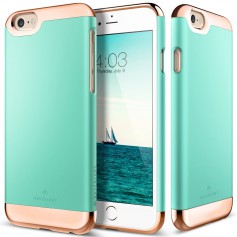 Caseology ® Savoy Series iPhone 6S PLUS / 6 PLUS Turquoise Mint + Tempered Glass Screenprotector