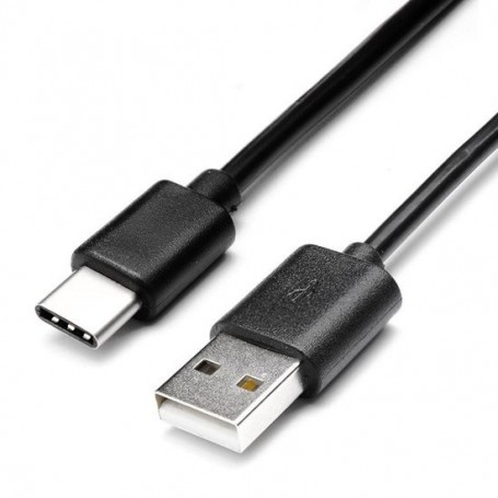 1 meter Gecertificeerd Type C USB kabel - Zwart