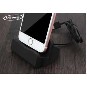 LEWEI® Type C USB LG G5 / Nexus 6P / Nexus 5X / Oneplus 3 / 2 / HUAWEI P9 etc - Dock Station Sync Oplader - Zwart