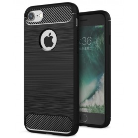 Carbon Armor Ultimate Drop Proof Case iPhone 7 & 8 - Eclipse Black + iPhone 7/8 Screenprotector