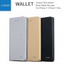 iPhone 7+ plus X-Level Wallet Carbon Style Portemonnee Case - Zwart