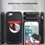 Rearth® Ringke Onyx Drop Proof Slim Case iPhone SE / 5S / 5 - Midnight Navy + Ringke HD Schermfolie