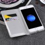 iPhone 7+ plus X-Level Wallet serie 2 Carbon Style Portemonnee Case - Zilver