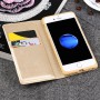 iPhone 7 X-Level Wallet Carbon Style Portemonnee Case - Goud